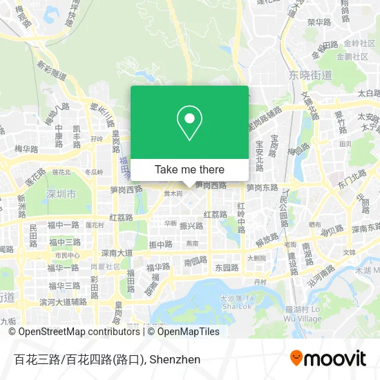 百花三路/百花四路(路口) map