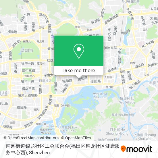 南园街道锦龙社区工会联合会(福田区锦龙社区健康服务中心西) map