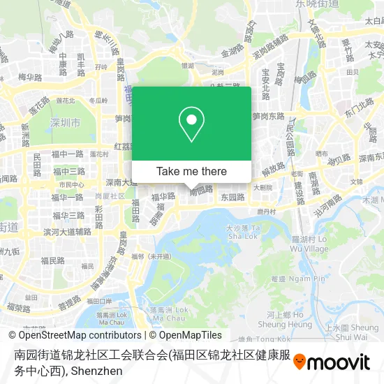 南园街道锦龙社区工会联合会(福田区锦龙社区健康服务中心西) map