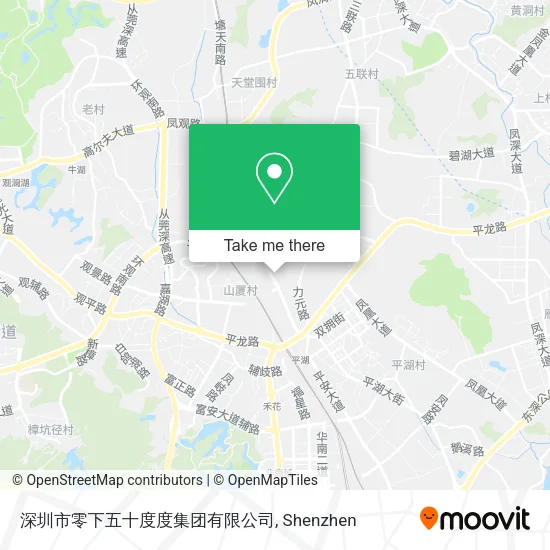 深圳市零下五十度度集团有限公司 map