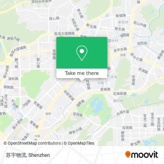 苏宇物流 map