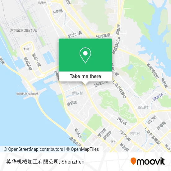 英华机械加工有限公司 map