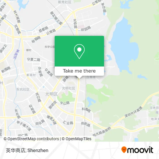 英华商店 map