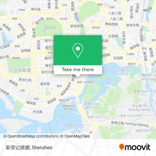 新荣记烧腊 map