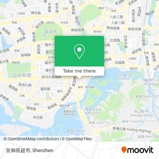 皇御苑超市 map
