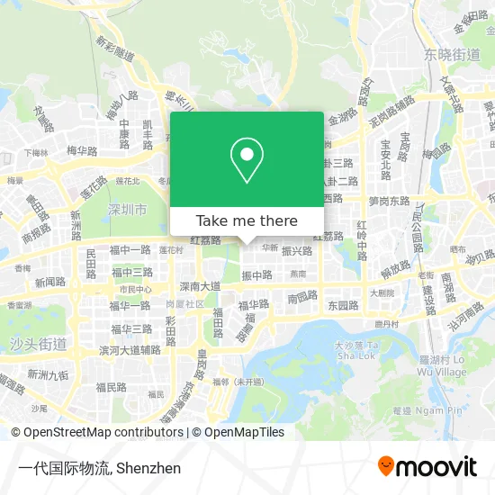 一代国际物流 map