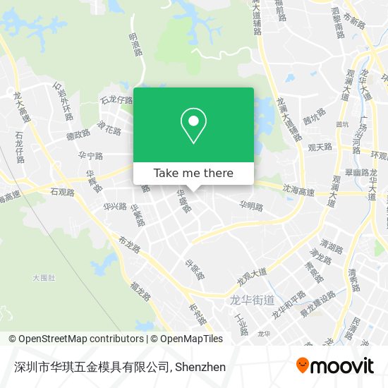 深圳市华琪五金模具有限公司 map