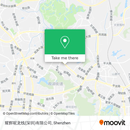 耀辉呢龙线(深圳)有限公司 map