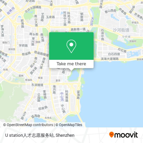 U station人才志愿服务站 map
