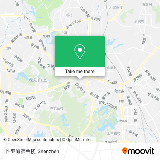 怡亚通宿舍楼 map