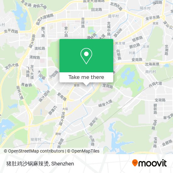 猪肚鸡沙锅麻辣烫 map