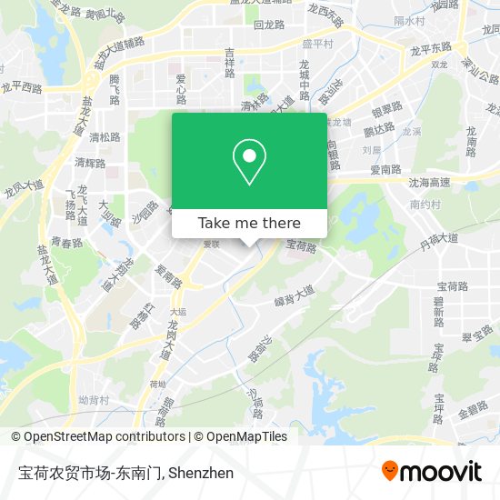 宝荷农贸市场-东南门 map