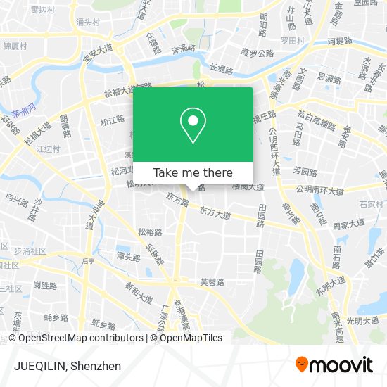 JUEQILIN map