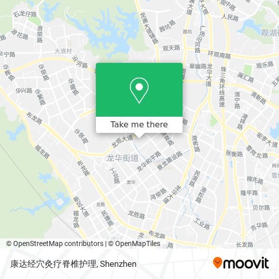 康达经穴灸疗脊椎护理 map