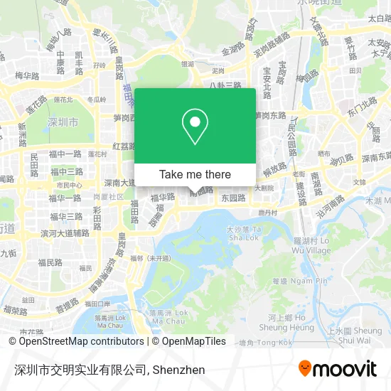 深圳市交明实业有限公司 map