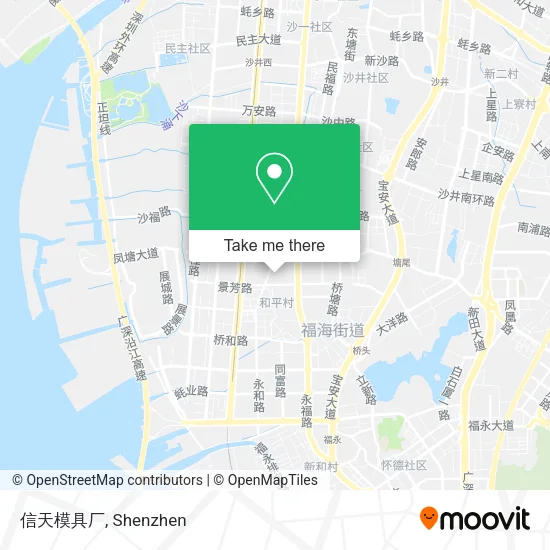 信天模具厂 map