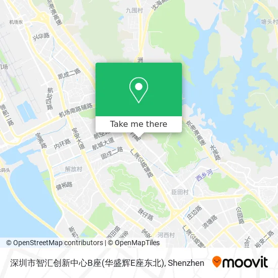 深圳市智汇创新中心B座(华盛辉E座东北) map