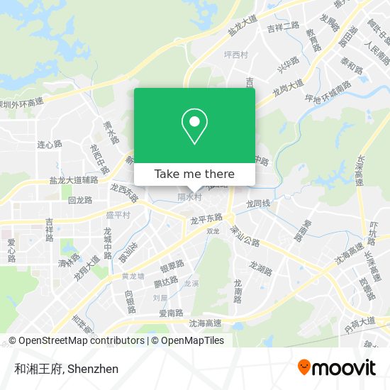 和湘王府 map