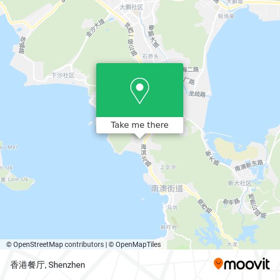 香港餐厅 map