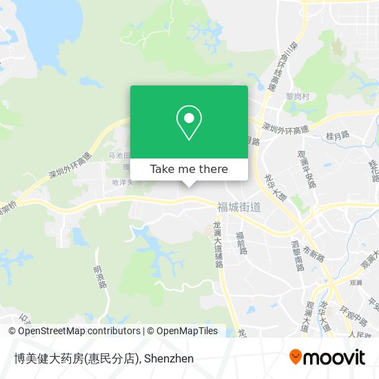 博美健大药房(惠民分店) map