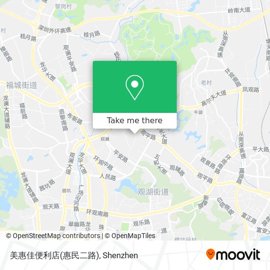 美惠佳便利店(惠民二路) map