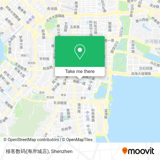 移客数码(海岸城店) map