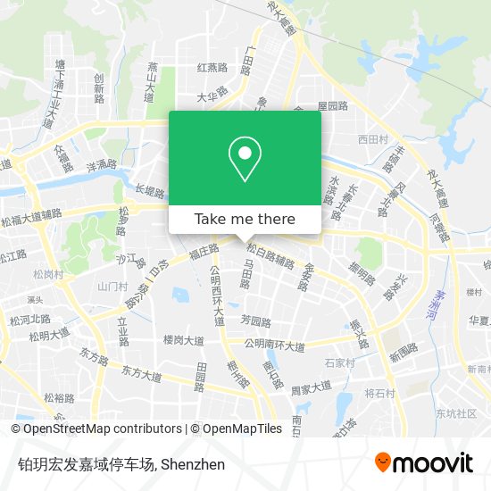 铂玥宏发嘉域停车场 map