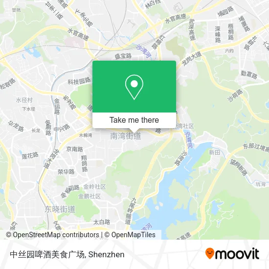 中丝园啤酒美食广场 map
