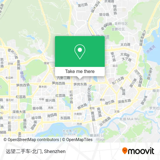 远望二手车-北门 map
