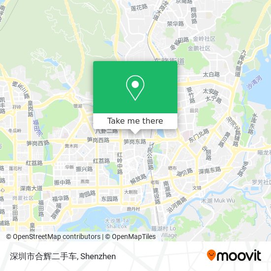 深圳市合辉二手车 map