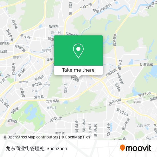 龙东商业街管理处 map