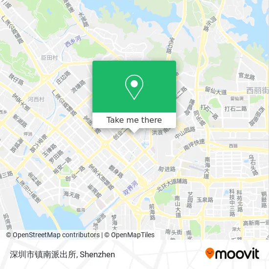 深圳市镇南派出所 map