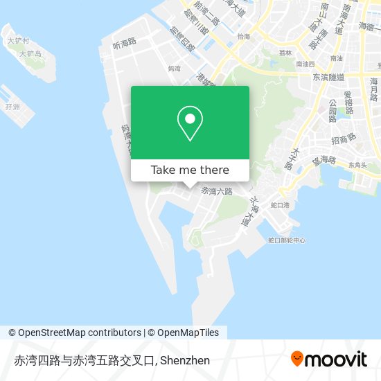 赤湾四路与赤湾五路交叉口 map