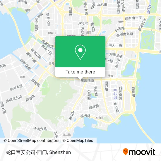 蛇口宝安公司-西门 map