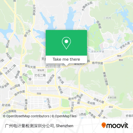 广州电计量检测深圳分公司 map
