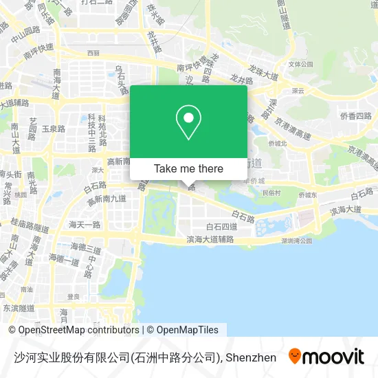 沙河实业股份有限公司(石洲中路分公司) map