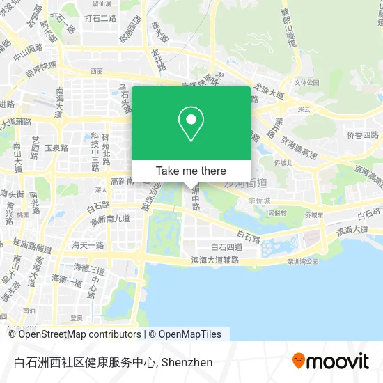 白石洲西社区健康服务中心 map