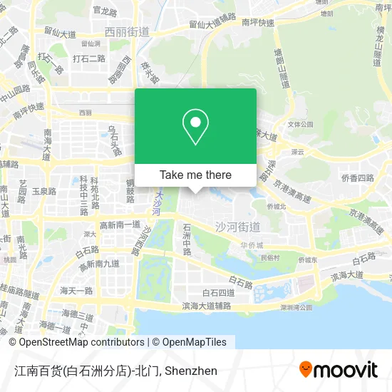 江南百货(白石洲分店)-北门 map
