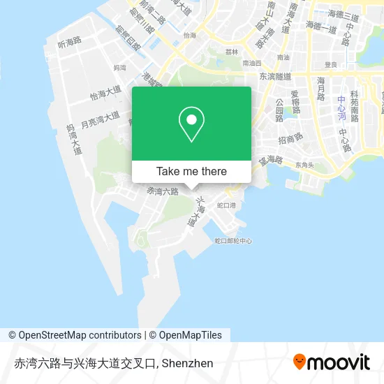 赤湾六路与兴海大道交叉口 map