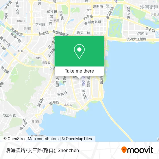 后海滨路/支三路(路口) map