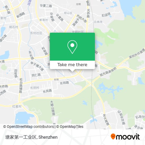 塘家第一工业区 map