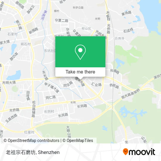 老祖宗石磨坊 map