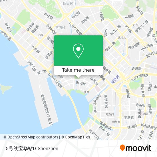 5号线宝华站D map