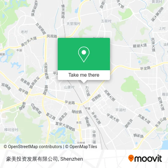 豪美投资发展有限公司 map