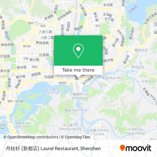 丹桂轩 (新都店) Laurel Restaurant map