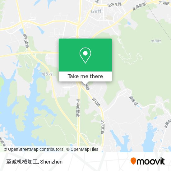 至诚机械加工 map