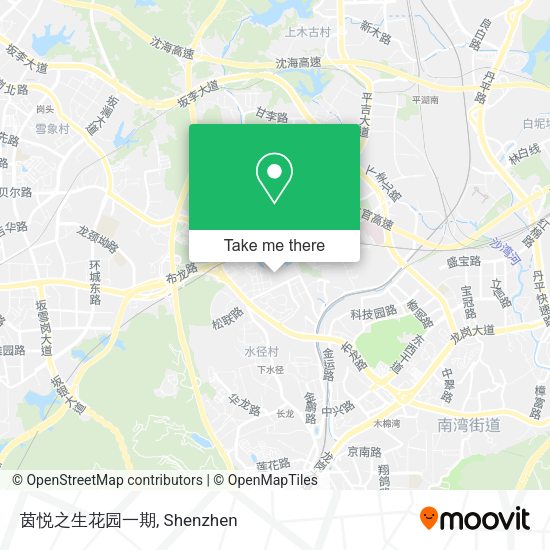 茵悦之生花园一期 map