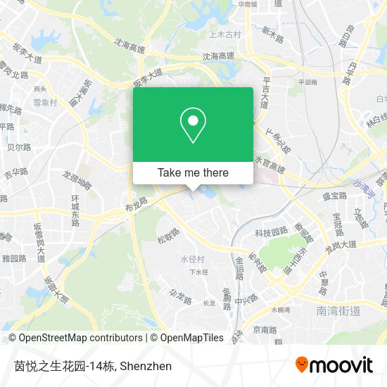 茵悦之生花园-14栋 map