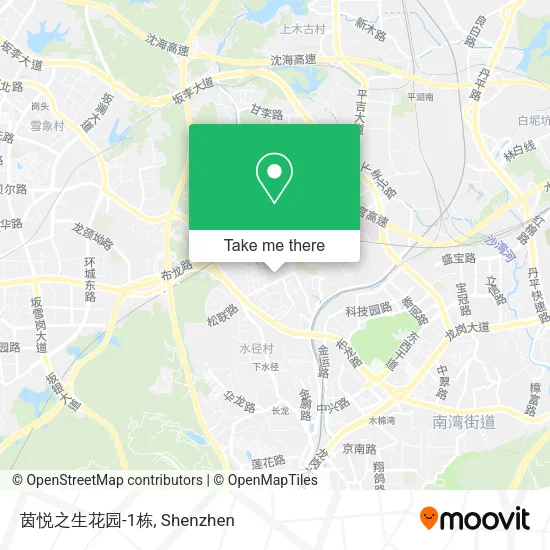 茵悦之生花园-1栋 map