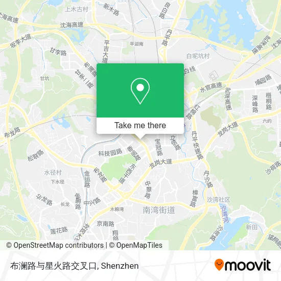 布澜路与星火路交叉口 map